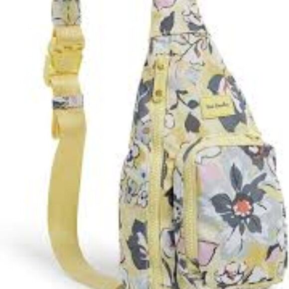 Vera Bradley Lighten Up Reactive Sling Hipster Backpack Sunny‎ Garden NWT main image 4